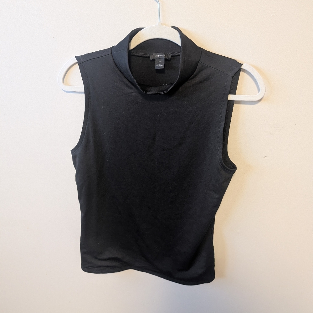 Halogen Women's Sleeveless Mock Neck Top